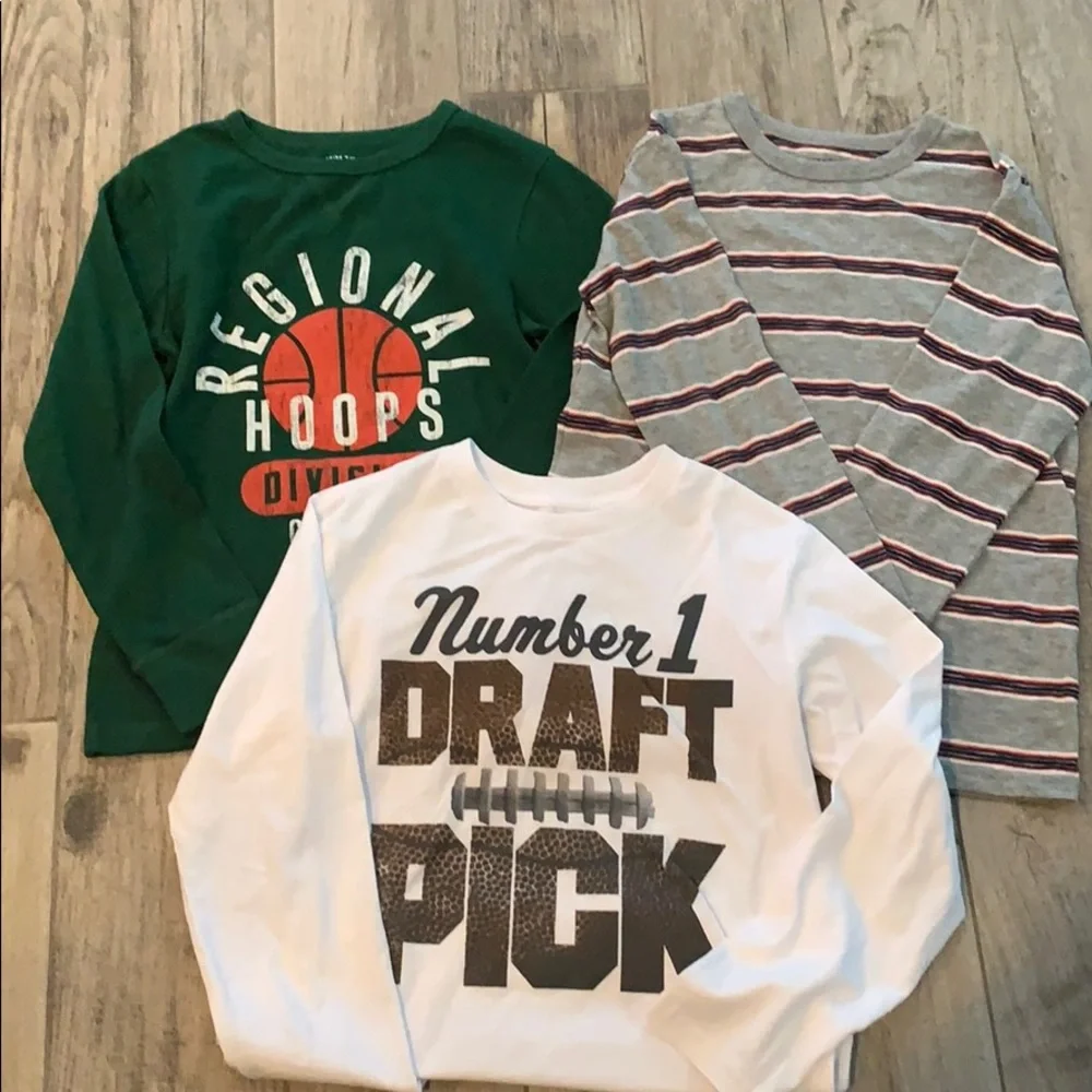 NWOT Children’s Place bundle of 3 long sleeve T’s
